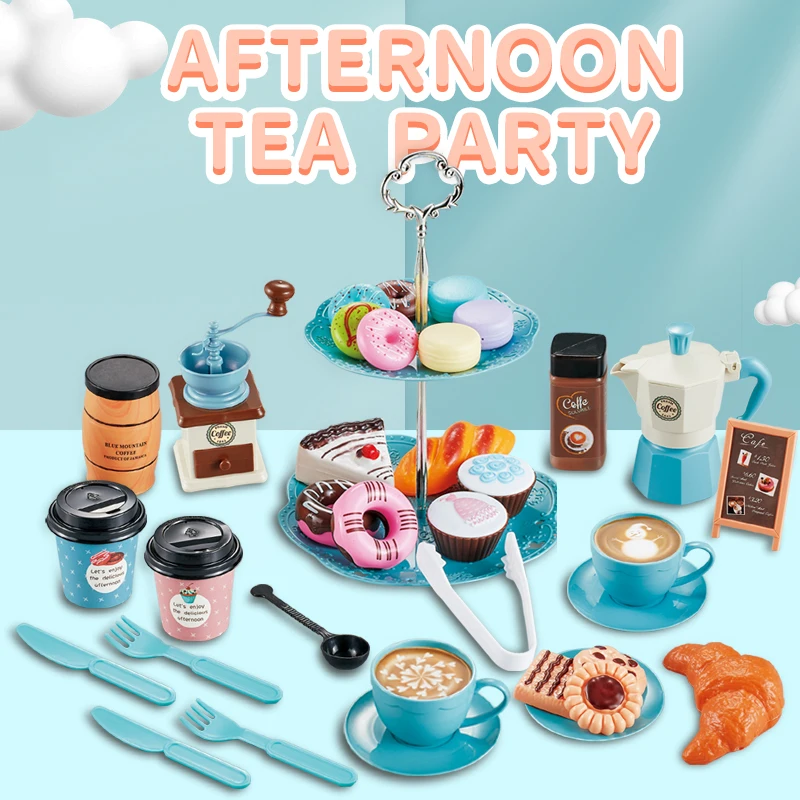 Набор для детского послеобеденного чая игрушки ролевых игр сладкие уголки кофе-машина Чайная Вечеринка ролевые игры мальчиков и