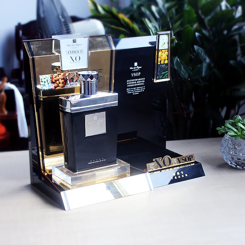 Custom Design Beauty Skincare Display Stand Perfume Displays Countertop Acrylic Cosmetic Makeup Display Stand