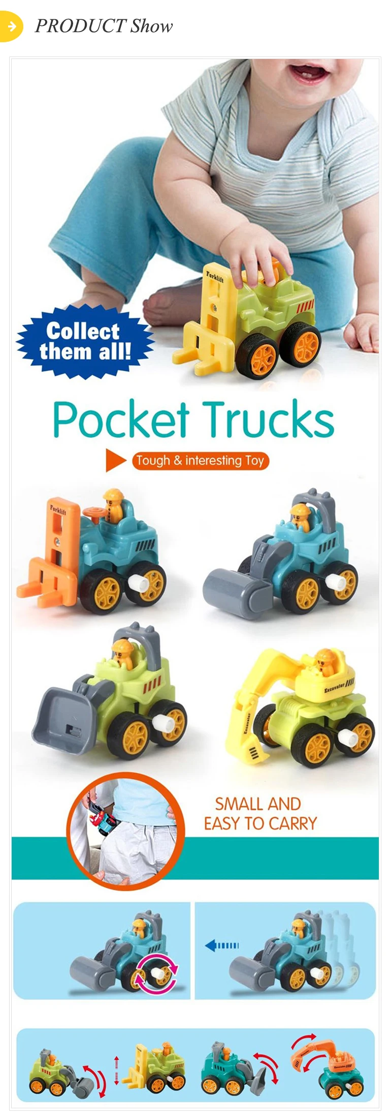 Chain Engineering Vehicle Mini Car Wind Up Mechanism For Kids Buy