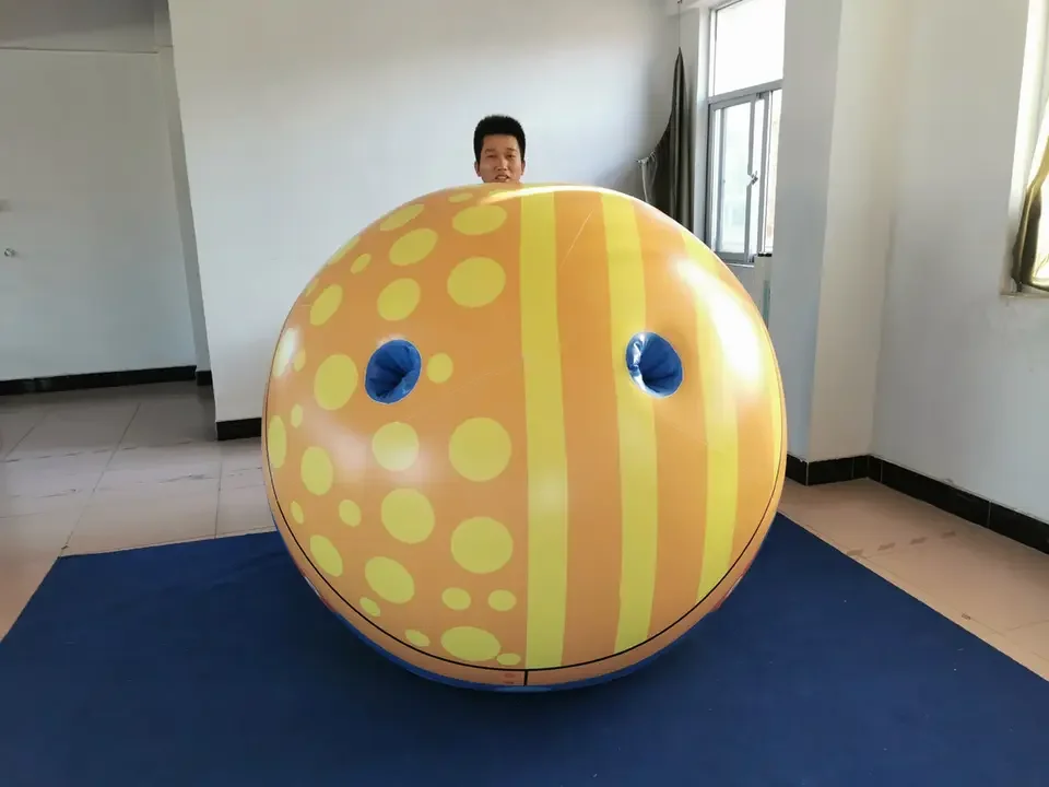 Beile Custom Popular Pvc Inflatable Double Layer Rolling Ball Suit ...