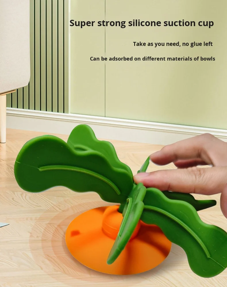 Large Dog Slow Feeder Food Divider Anti-Choke Silicone Separator with Suction Cup Solid Pattern Dog Training Food Bowl factory