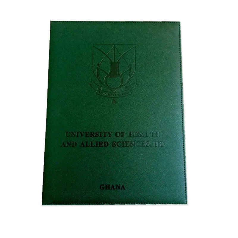 Diploma Cover A4 Certificate Holder Pu,Blank Custom Leather Certificate