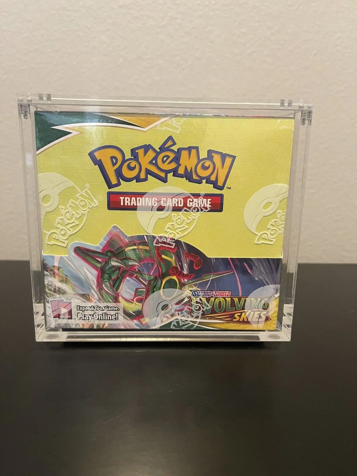 evolving skies booster box case Evolving Skies Sealed Booster Box w/ Acrylic Case – Ronin Ripz main image 1
