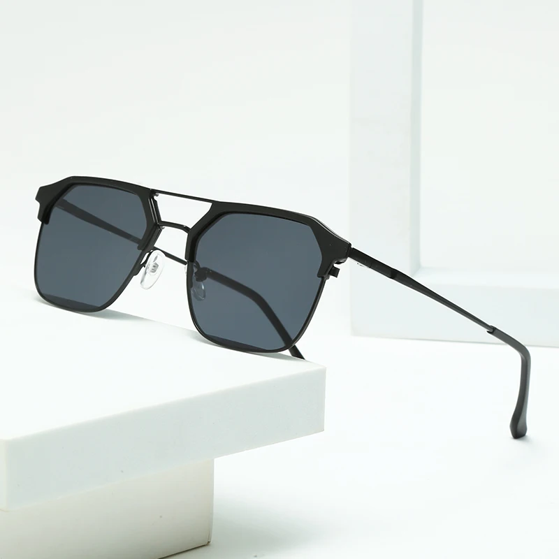 Metal polarized sunglasses women luxury male