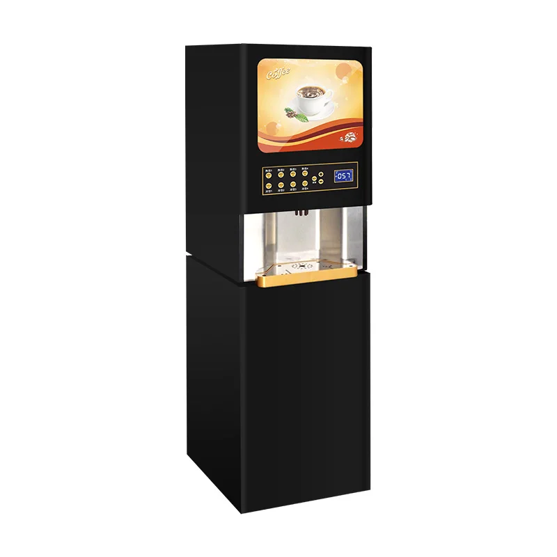 آلة بيع القهوة الفورية التجارية ذات النكهات المتعددة لسطح المكتب