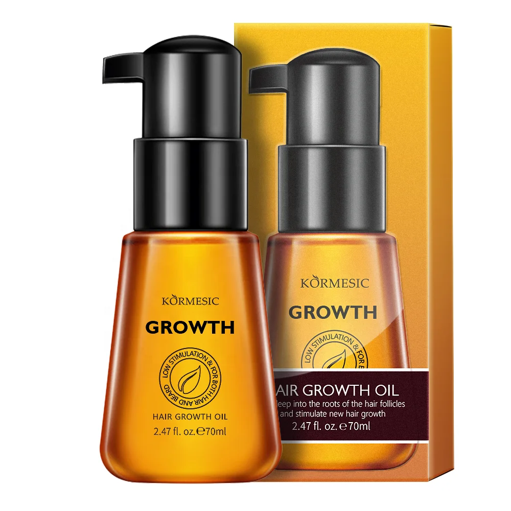 Hot Sales Private Label KORMESIC Hair Growth Oil Deep Into the Roots of the Hair Follicles and Stimulate New Hair Growth