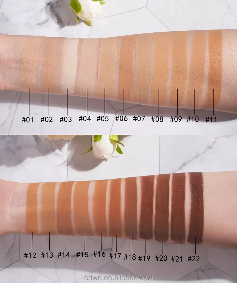Бесплатный образец полноразмерная матовая основа для макияжа с фирменным