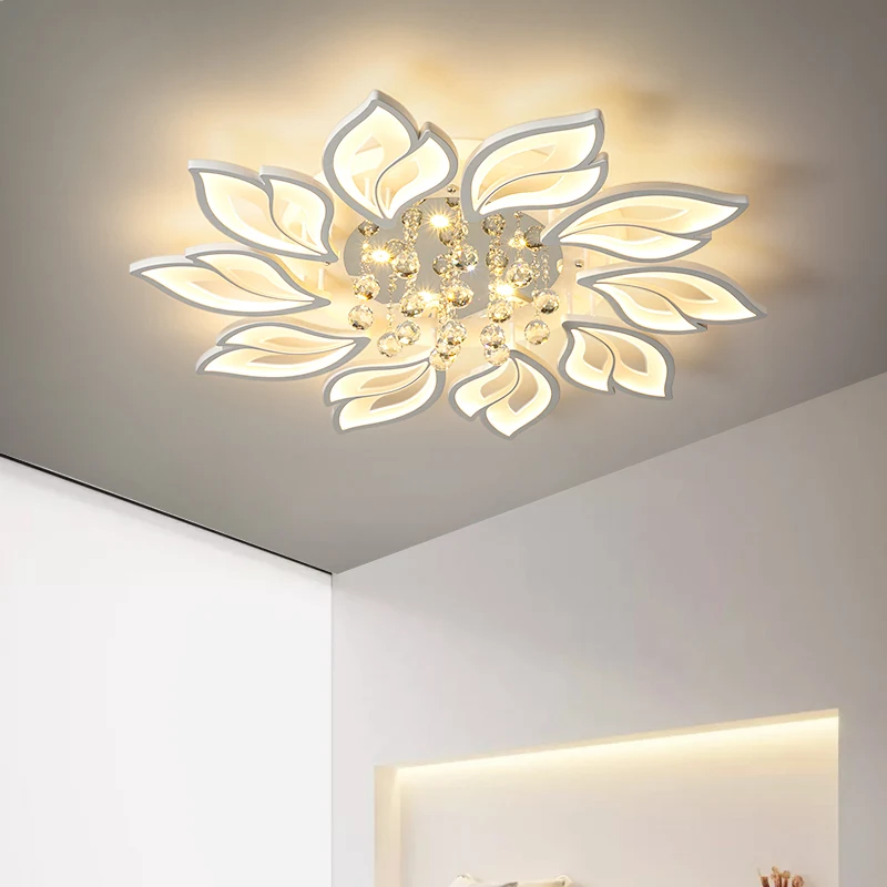 Luz de Techo LED Moderna para Sala de Estar del Hogar Arandela de Aluminio con Base de Aluminio