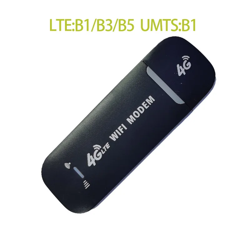 Wireless Network Card English Version USB Dongle Car Wifi Hotspot 4G LTE  Wifi Modem High Speed 150mbps OEM 1 SIM Card Support