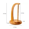 Clear varnish finish on spool holder (brown box packaging)