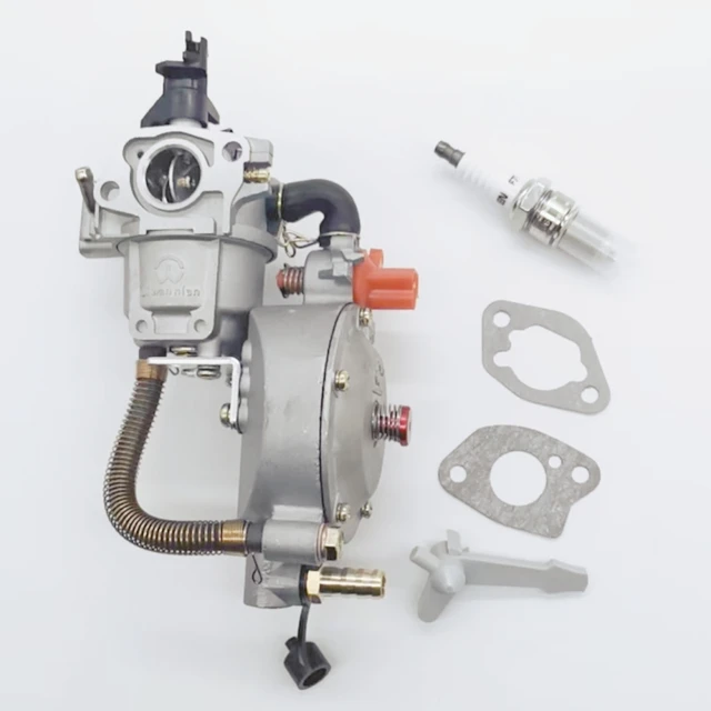 Free sample China manufacture LPG dual fuel carburetor for 168F gasoline generator dual carburetor 8.5kw