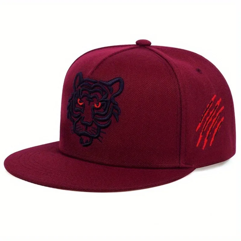 Original Custom Embroidered Tiger Logo Structured Baseball Cap Gorra Casquette Snapback