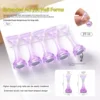 Juego de placas para uñas estilo japonés 11-4 grandes 1 pequeña