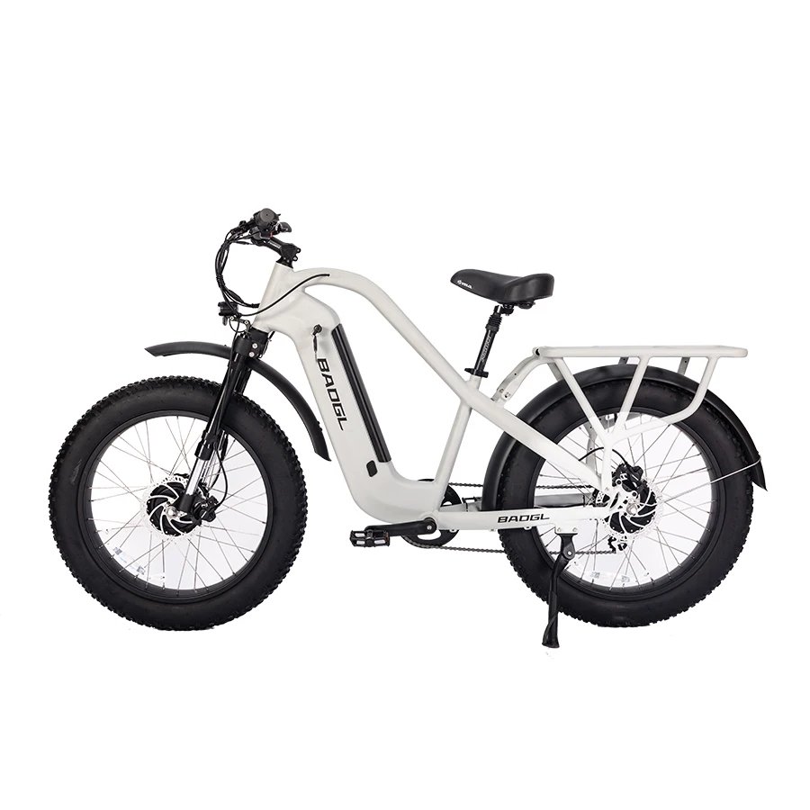 Oil Suspension Dual Motor Ebike Mountain Bikes 1000w Long Range With ...