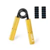 Gold 300LB grip strengthener with 2 blue sponges