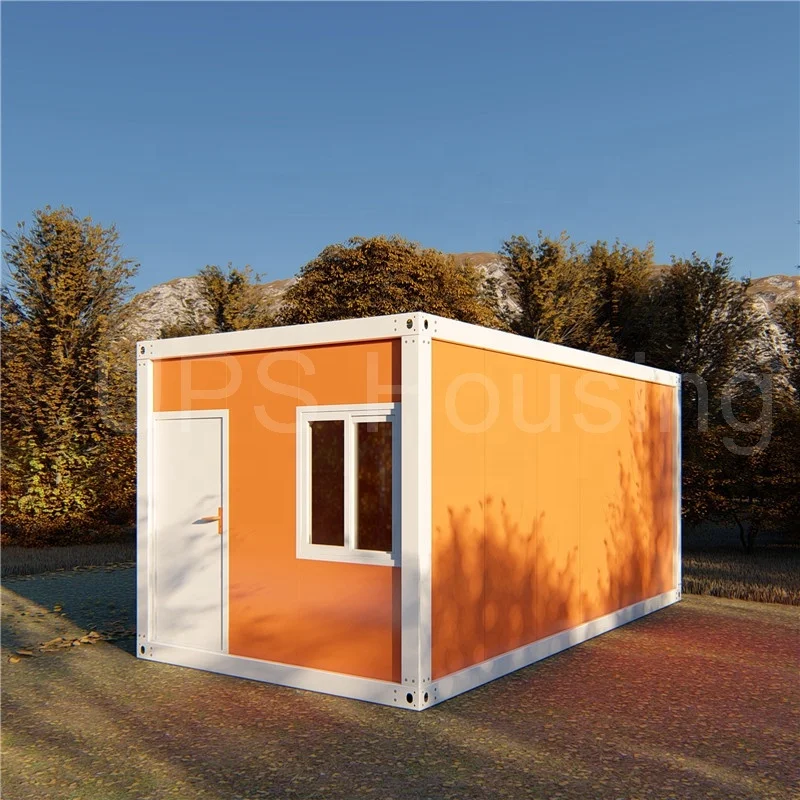 UPS 20FT Portable Tiny Flat Pack Container House Small Portable Container Housing Unit for Living or Office Using