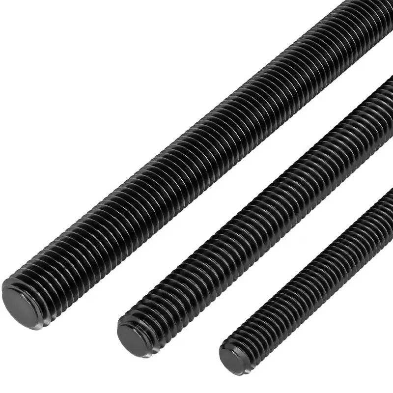 High Strength 8.8/10.9/12.9 Grade Screw Rod Steel Material Zinc Finish Metric Measurement System Thread Colors Available Metric
