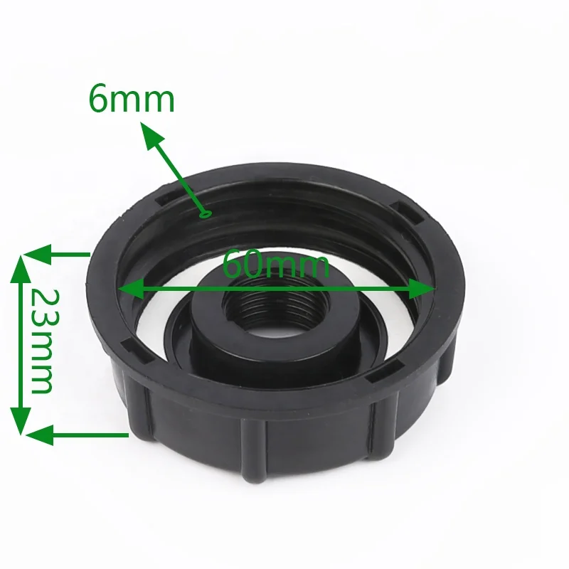 Ct Factory Ibc Tank Adapter Faucet Base S60x6 2"x 1",2"x 3/4",2"x 1/2