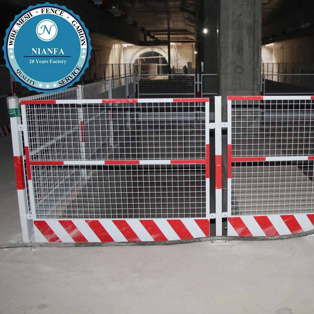Welded Wire Mesh Rough Building Anti Fall Workplace Lift Shaft Gate Safety Elevator Iron Door