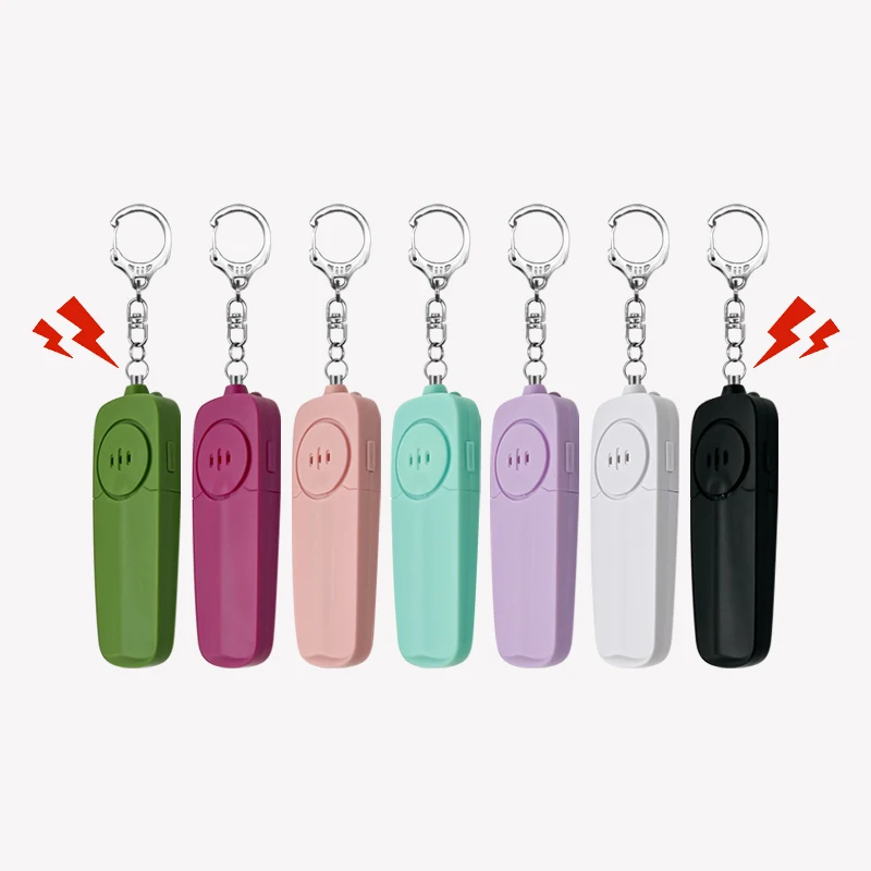Safe Sound SOS Emergency Self Defense Security Anti Attack Alarm With LED Alarm Personal Safety Keychains for Women