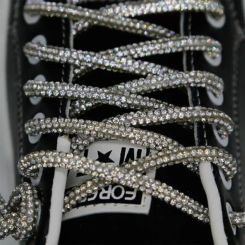 Cordones De Zapatos De Diseñador De Lujo Para Nike Air Force 1,Cordones  Planos Con Diamantes De Imitación Brillantes Para Decoración De  Zapatos,Para Converse - Buy Brillante De Diamantes De Imitación De Los