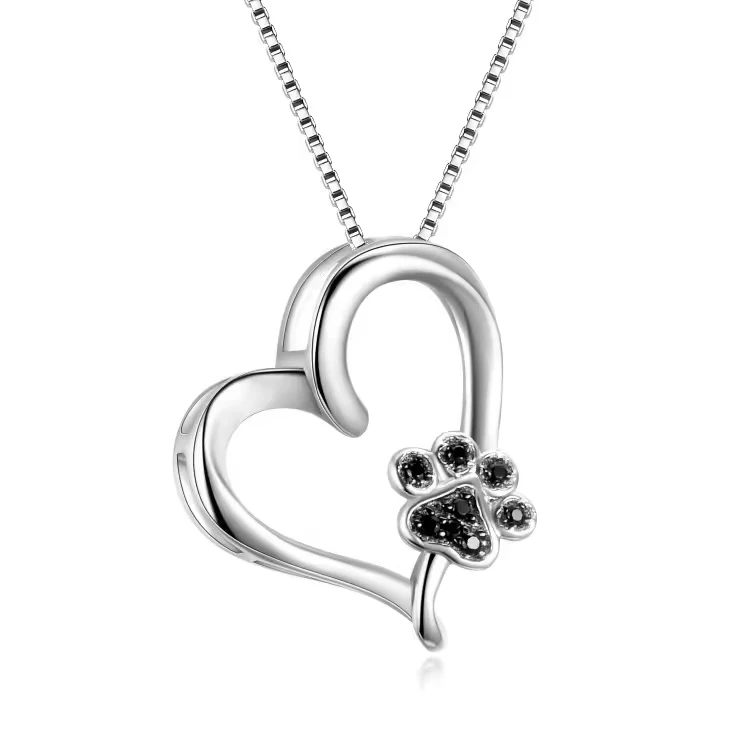 Collana Con Pietra Di Luna E Gatto In Argento 925 - Ciondolo Animale Volpe, Axolotl, Cane, Panda, Mucca - Regalo Donna