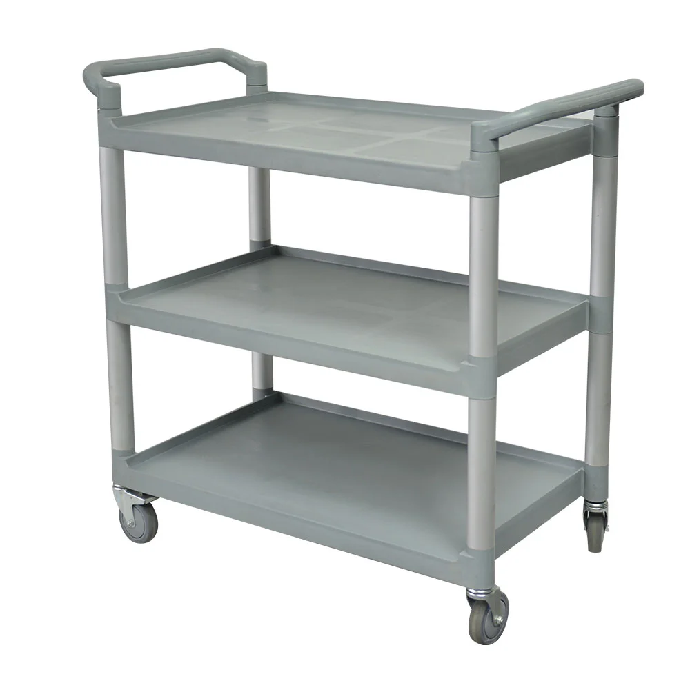 Restaurant Hospital Kitchen Plastic utility cart food trolley cart service cart