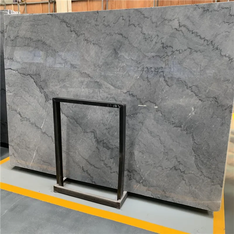 product polish ice grey marble slab interior bathroom wall floor tiles design wall cladding stone wall exterior outdoor siding-3