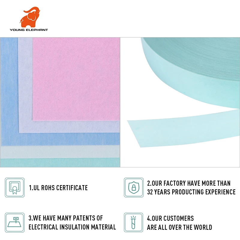 Dmd 3 layers flexible composite material  6641 class f dmd for motor winding dmd insulation