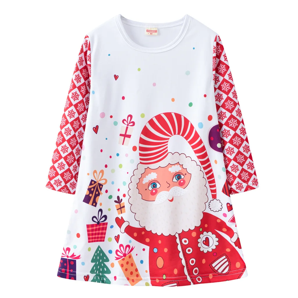 long sleeve toddler christmas dress