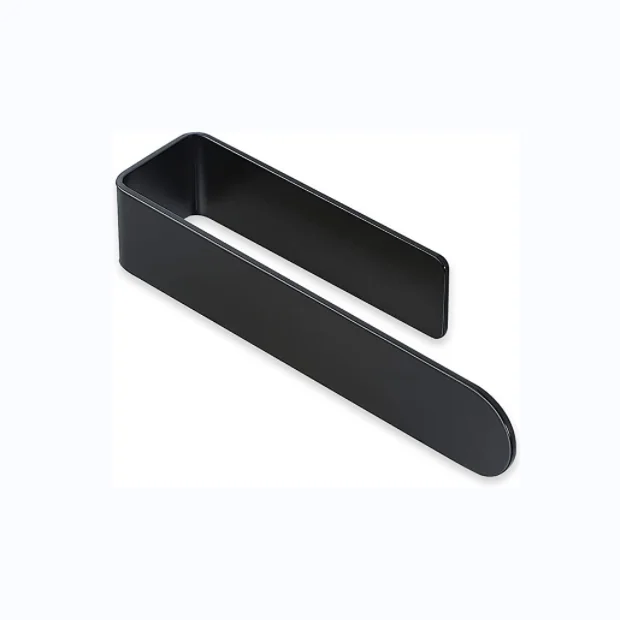 Custom Bathroom Kitchen Accessory Matte Black Aluminum Self-adhesive ...