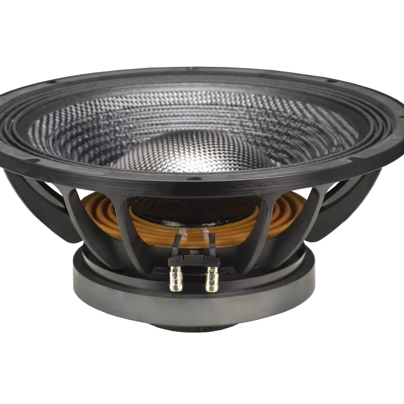 serie de altavoces de rango completo en ferrita e fibra de carbono de 10