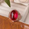 Red corundum ring