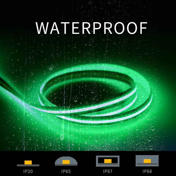 LED Color Dam Type cob led strip light 5v 12v 24v RGB flexible COB led strip light