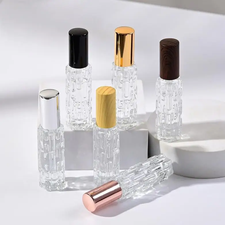 Eco-Friendly 20ml 30ml 15ml Recyclable Lightweight Flat Perfume Bottles Pump Sprayer Cosmetic Packaging Matte Surface 60ml 30ml