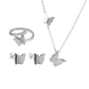 Set di Collana/Orecchini/Anelli in Argento