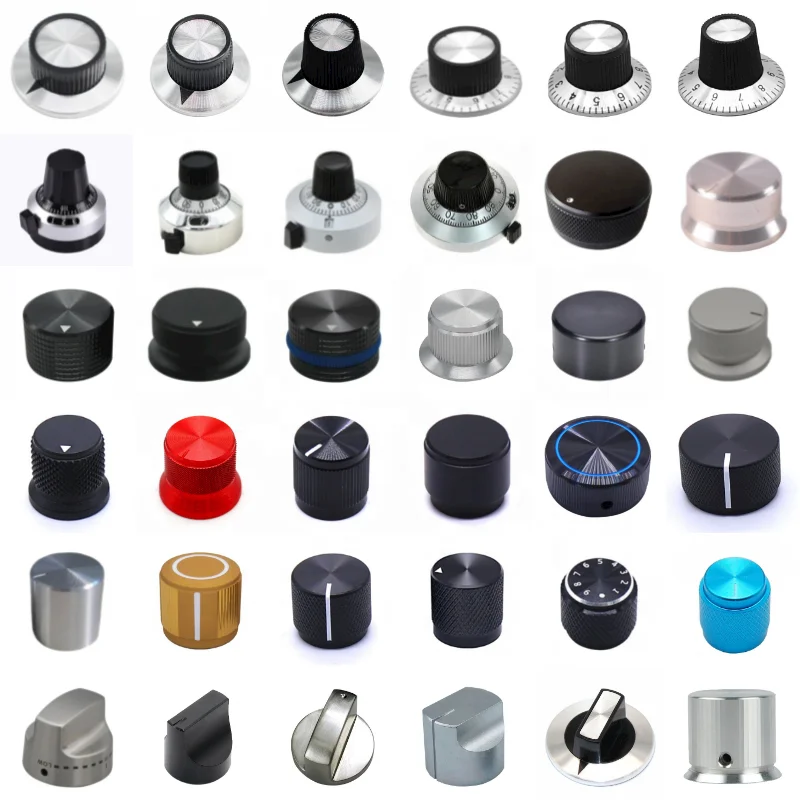 Diverse Types of Electronic Accessories Potentiometer Knobs