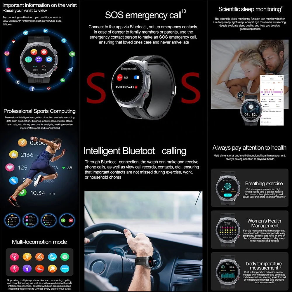 Smart Watch Samsung Galaxy Watch Sos Emergency Sos Samsung