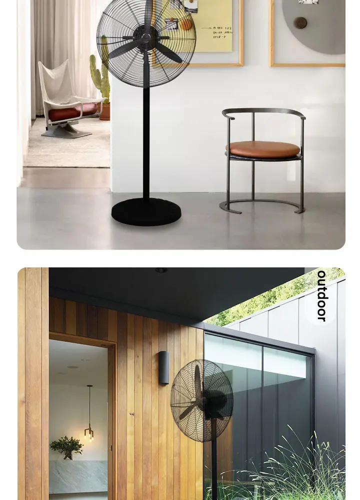 Pedestal Fan, 750, 180W, Metal - detail 16