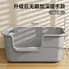 Extra Large Cat Litter Box [Premium Gray] Cat Litter Scoop