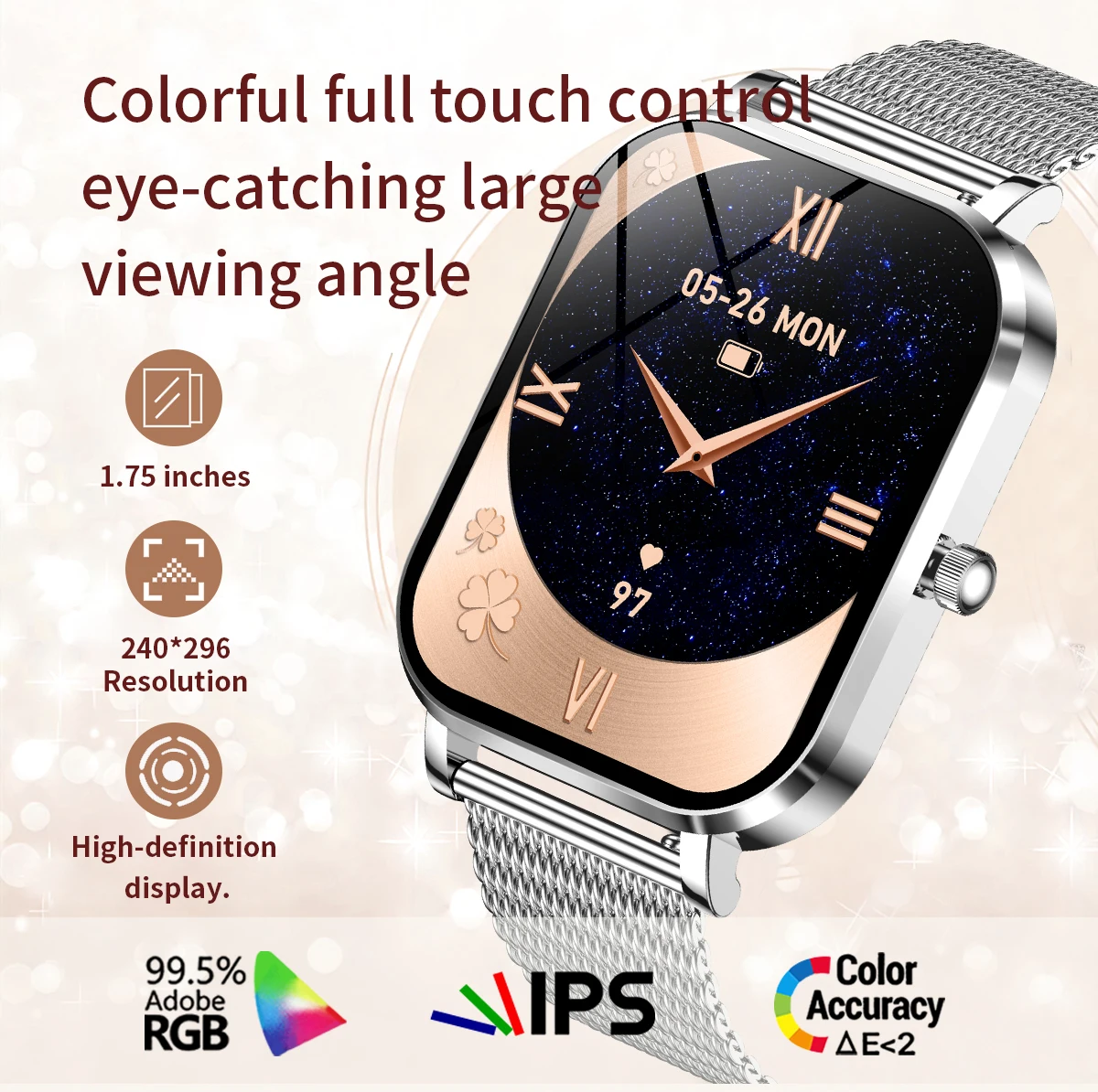 If you are searching for a supplier of a product with perfect quality control and highly competitive prices, which gives you an advantage in expanding your local market, then contact us now!  Competitive suppliers of  2026 Women Ultra-thin Smartwatch MK90 1.75Inch Screen BT Call Waterproof Heart Rate Sports Relojes Smart Watch for Ladies