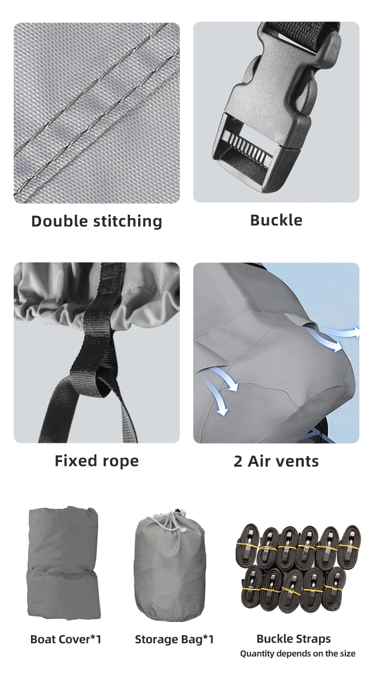 Homful 12 14 Inch Boat Cover Fabric Waterproof 600d Marine Grade