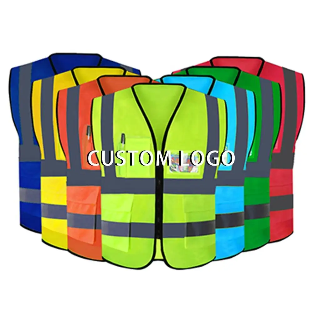 Reflective Vest Safety Vest Jacket Strip Personal Security Construction