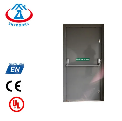 Emergency Exit 3 Hours Panic bar Fire Rated Steel Doors