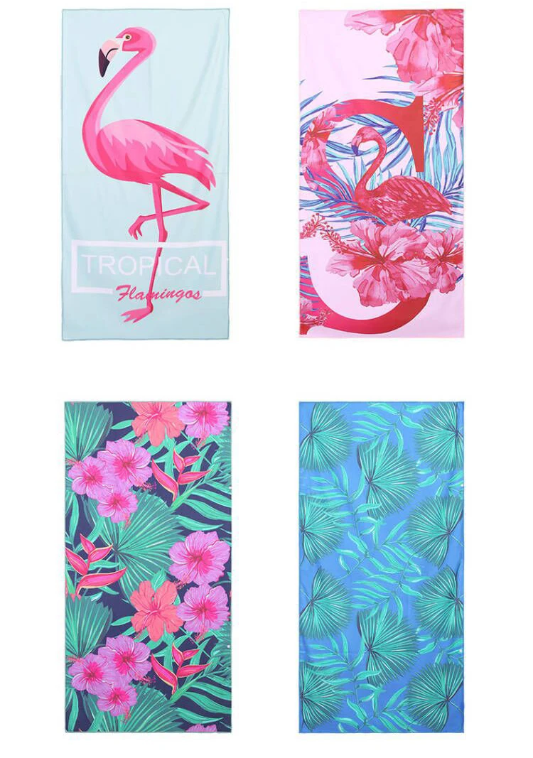 Wholesale Quick Dry 70x150 Microfiber Beach Towel Digital Print Novelty Pattern Customizable Logo for Gym Travel Bath manufacture
