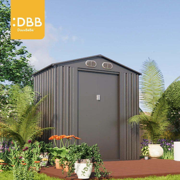 Prefabricated Steel Structure Garage Cheap Price Free Design Metal Shed Construction