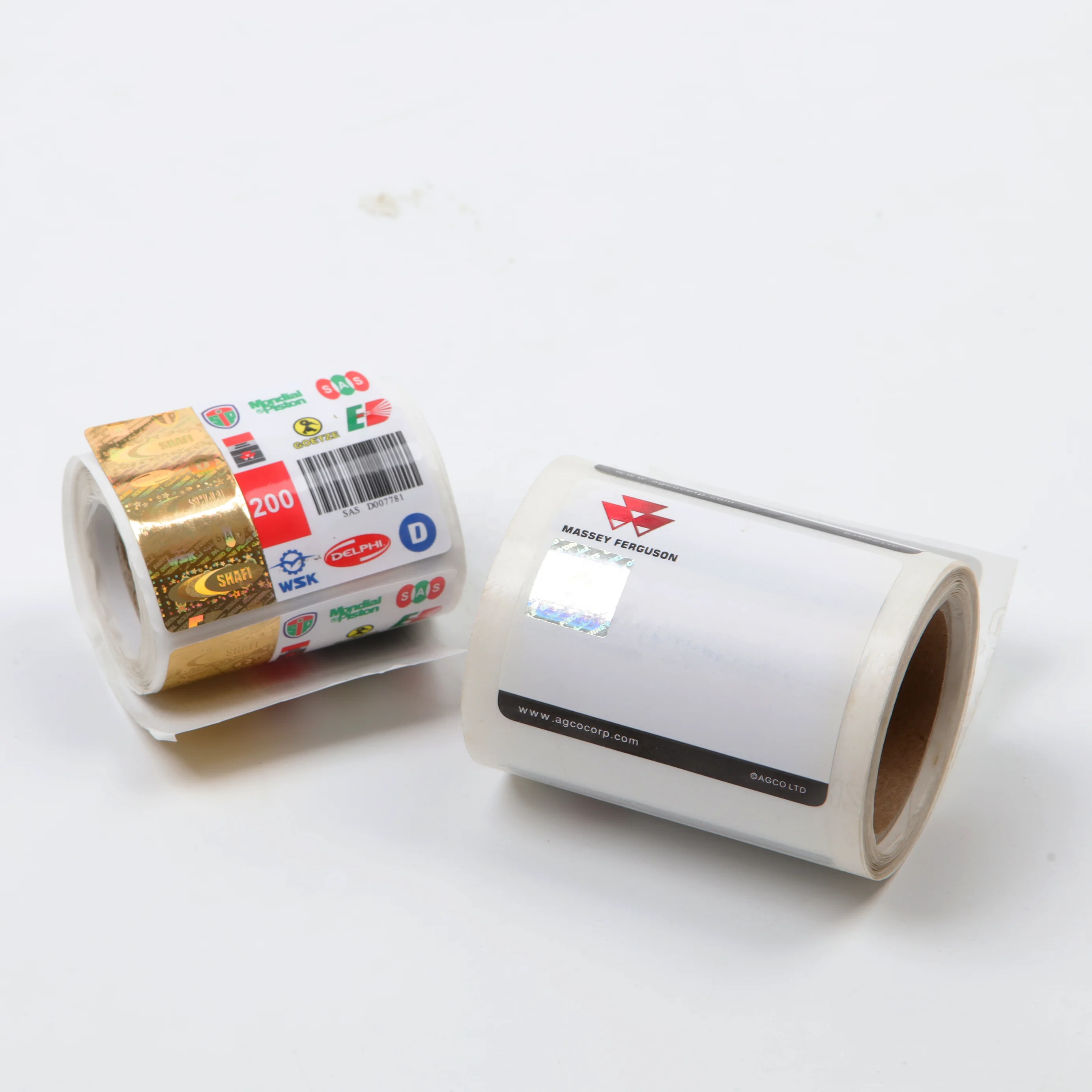 Holographic Vinyl Labels Factory Price Custom Brand Logo Hologram Foil Stickers Roll for Cars