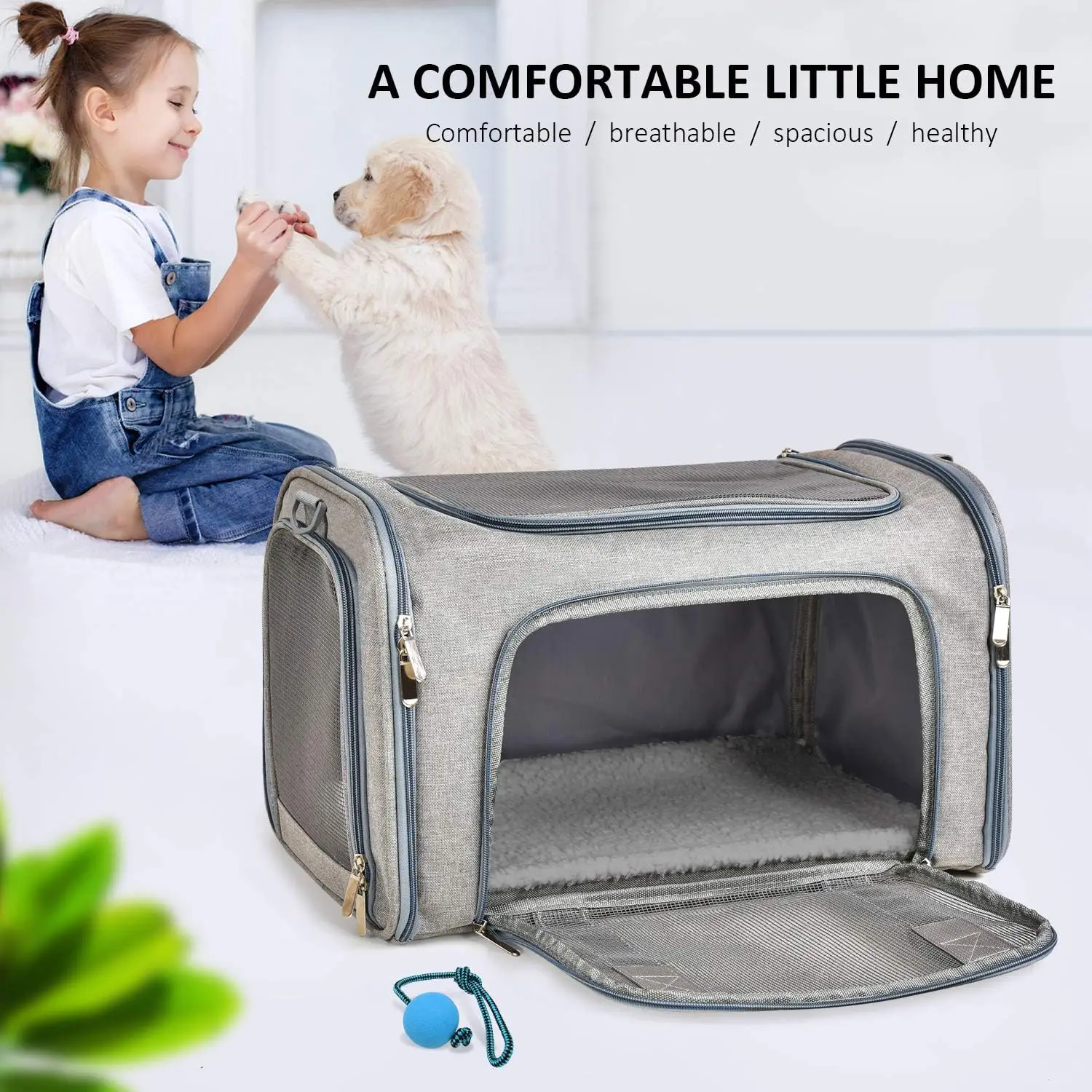 product pet carrier airline approved expandable pet cages carriers backpack pet carriers travel bag-55