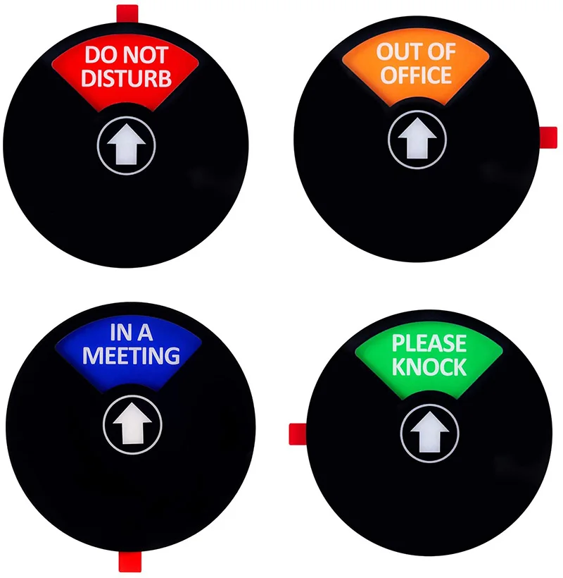 Do Not Disturb/please Knock/out Of Office/in A Meeting Sign Office  Non-scratch Magnetic Privacy Door Sign - Buy Privacy Signs,Office Sign,Do  Not Disturb Sign Product on 