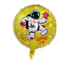 Astronauta rotondo giallo